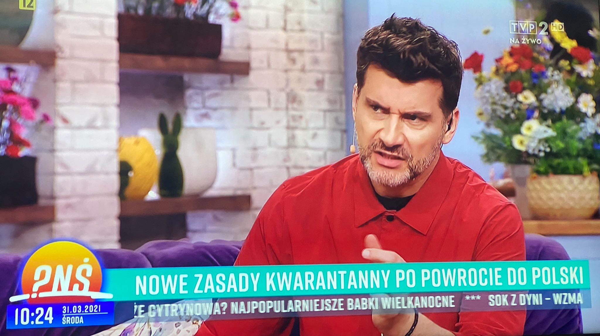 Tomasz Kammel ma zarost i brodę