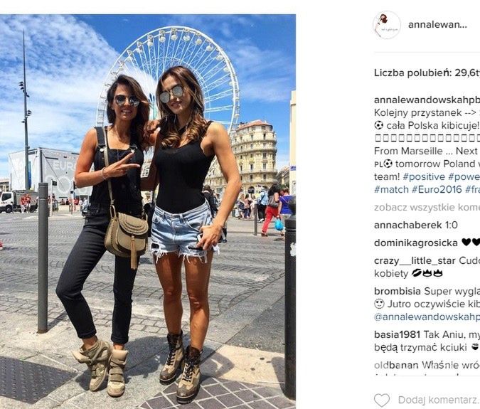 Anna Lewandowska broni Sary Boruc