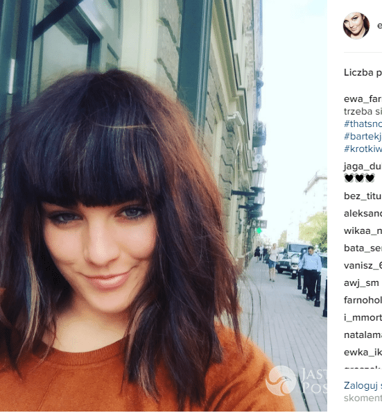 Ewa Farna w nowej fryzurze
