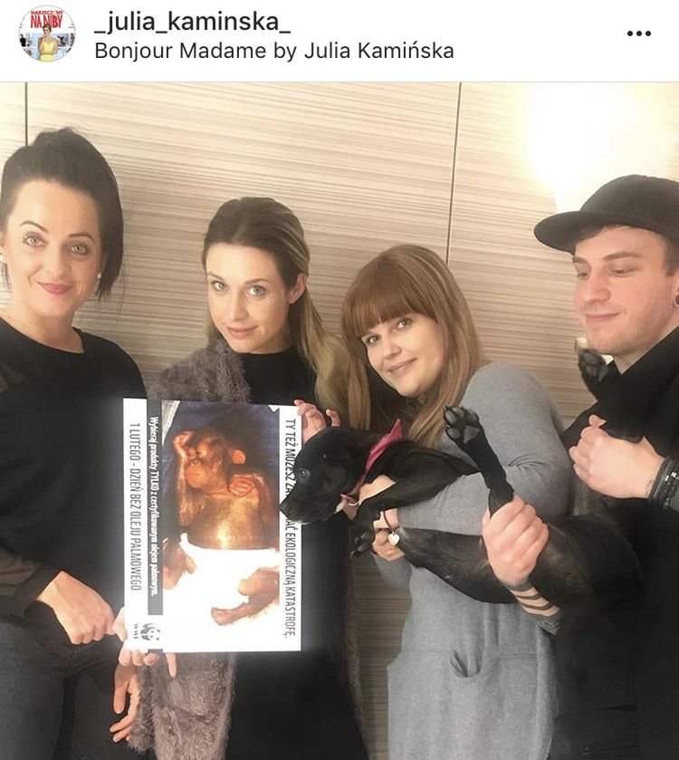 Julia Kamińska - Dzień bez oleju palmowego, akcja WWF Polska