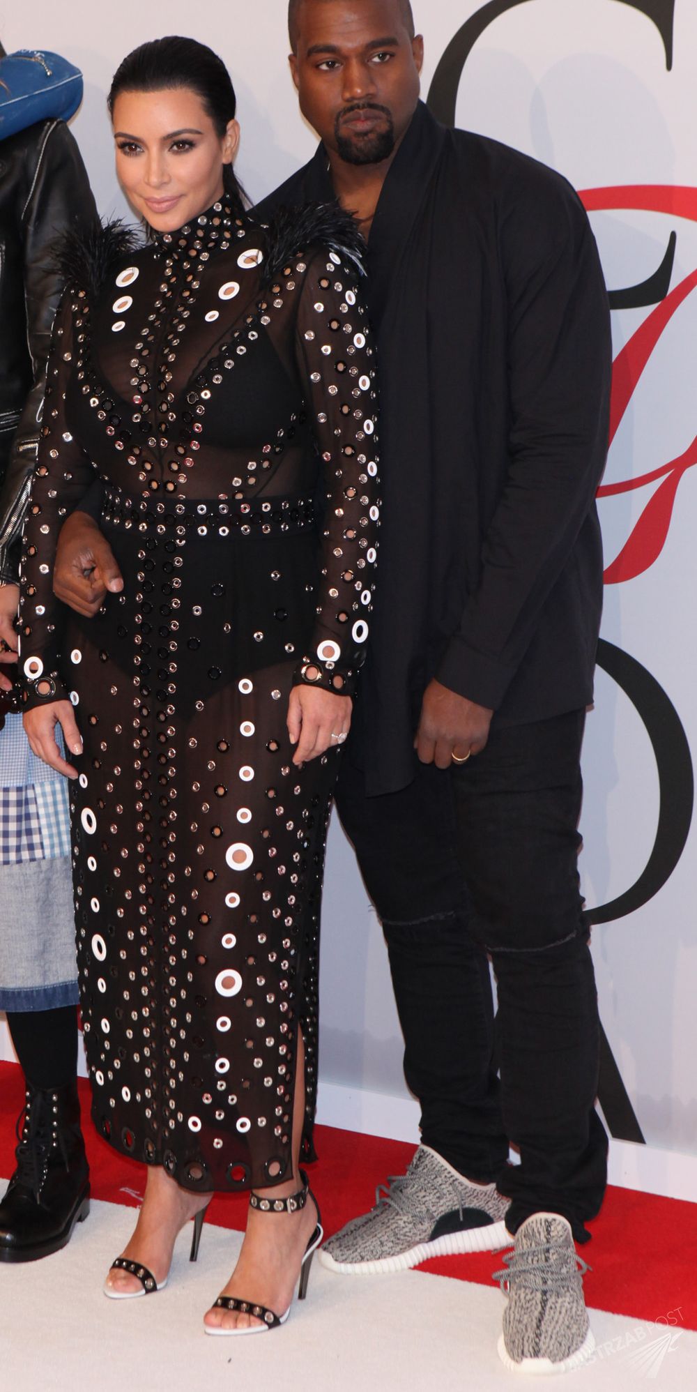 NEW YORK, NY - JUNE 1: Pharrell Williams, Helen Lasichanh, Kim Kardashian and Kanye West at the 2015 CFDA Fashion Awards at Alice Tully Hall, Lincoln Center in New York City on June 1, 2015. Credit: Diego Corredor/MediaPunch