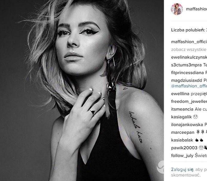 Maffashion powiększyła usta