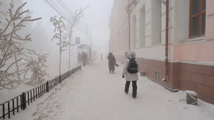 Rosja: Temperatura spada poniżej 60 stopni Celsjusza w jakuckiej wiosce.