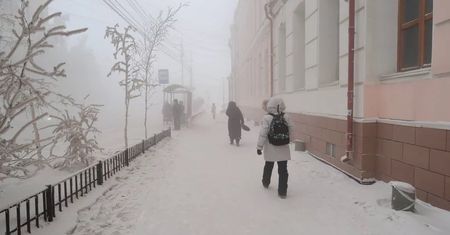 Rosja: Temperatura spada poniżej 60 stopni Celsjusza w jakuckiej wiosce.