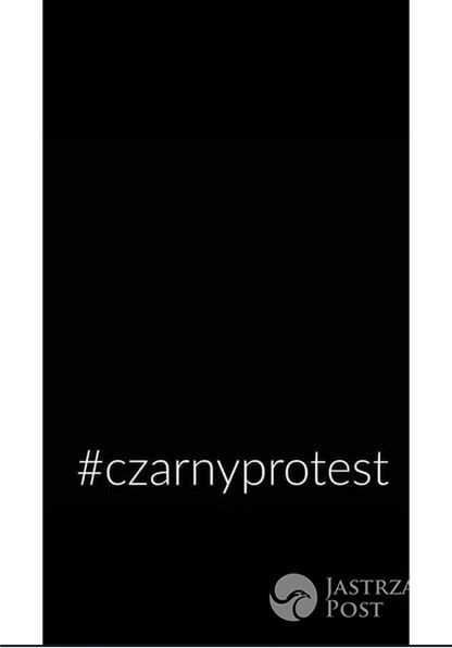 Natasza Urbańska popiera "Czarny protest"