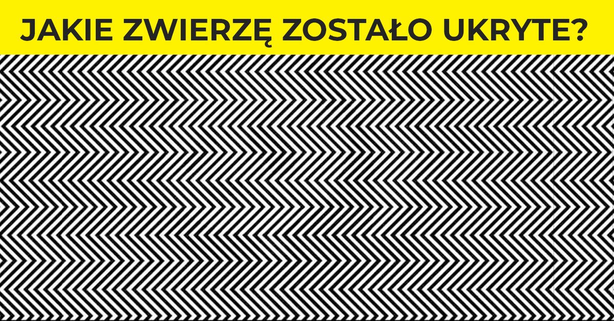 Na obrazku ukryto zwierzę. Tylko 1% ludzi potrafi je dostrzec