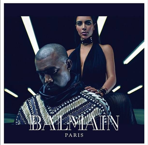 Kim Kardashian i Kanye West w kampani reklamowej Balmain
Fotografia: Instagram.com