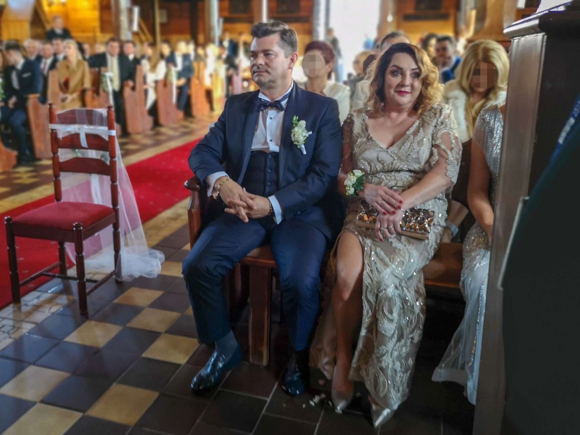 Zenon Martyniuk z żoną na ślubie syna Daniela