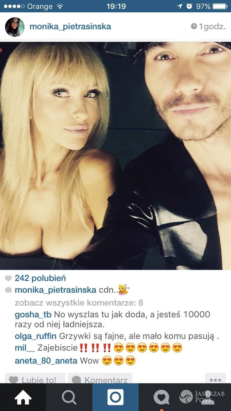 Monika Pietrasińska została blondynką