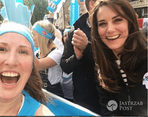 Selfie z księżną Kate podczas maratonu