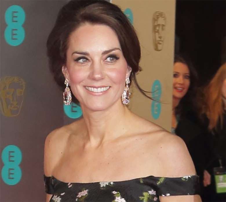 Księżna Kate na gali BAFTA 2017