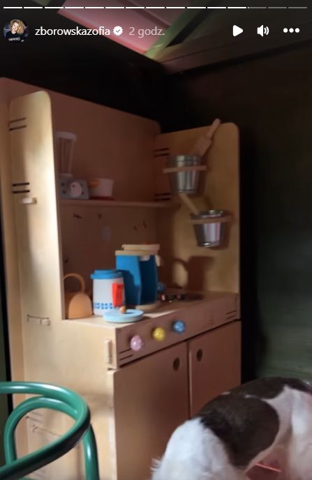 Zofia Zborowska pokazała ogród i domek dla córki