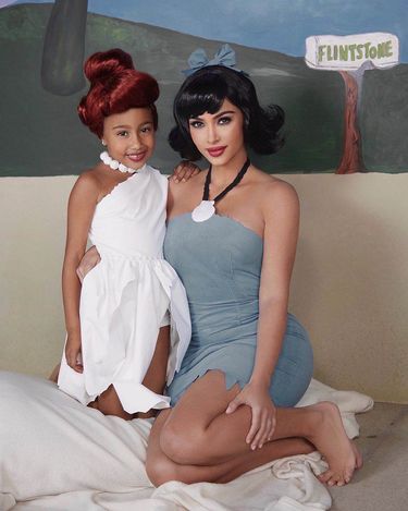 Kim Kardashian z córką North - Halloween 2019