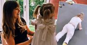 Coś niesamowitego. 3-letnia Klara ćwiczy na siłowni jak profesjonalistka! "Dynamit po mamusi" [WIDEO]