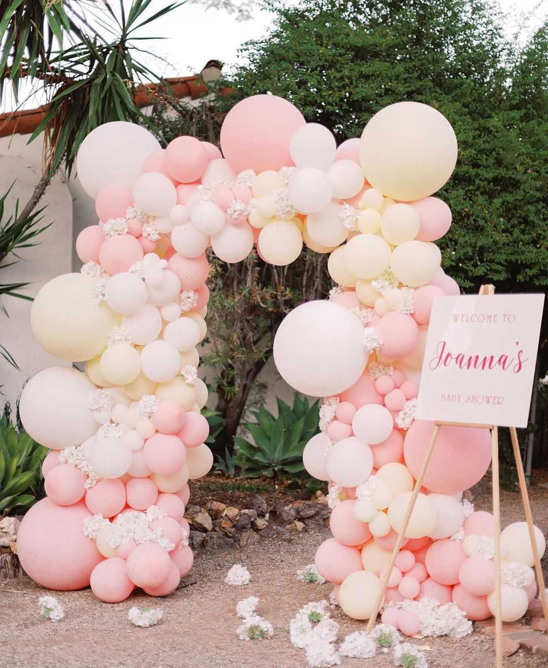 Joanna Krupa - dekoracje na baby shower w USA