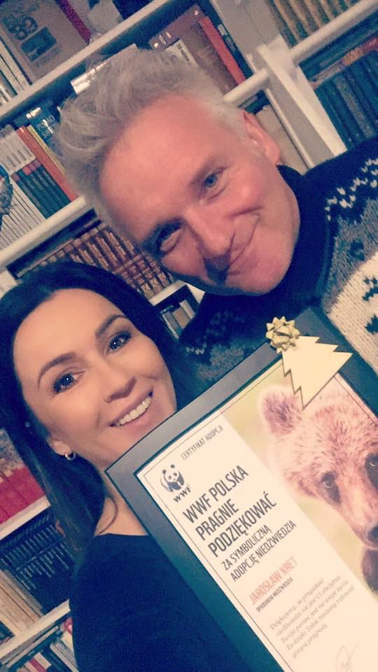 Beata Tadla i Jarosław Kret w świątecznej akcji WWF Polska