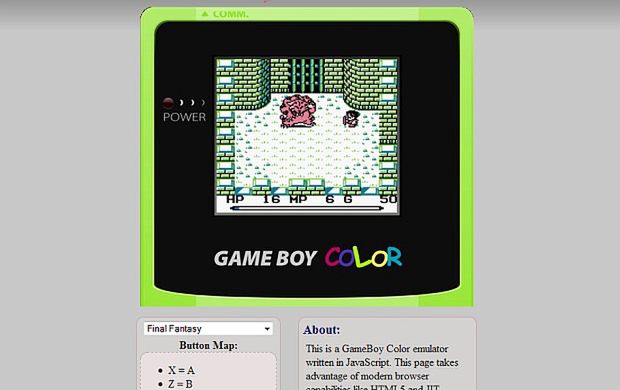 Niesamowite: emulator GameBoy Color w przeglądarce [HTML5]