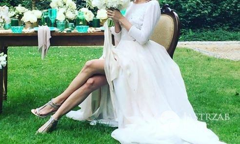 Agnieszka Hyzy w sesji ślubnej