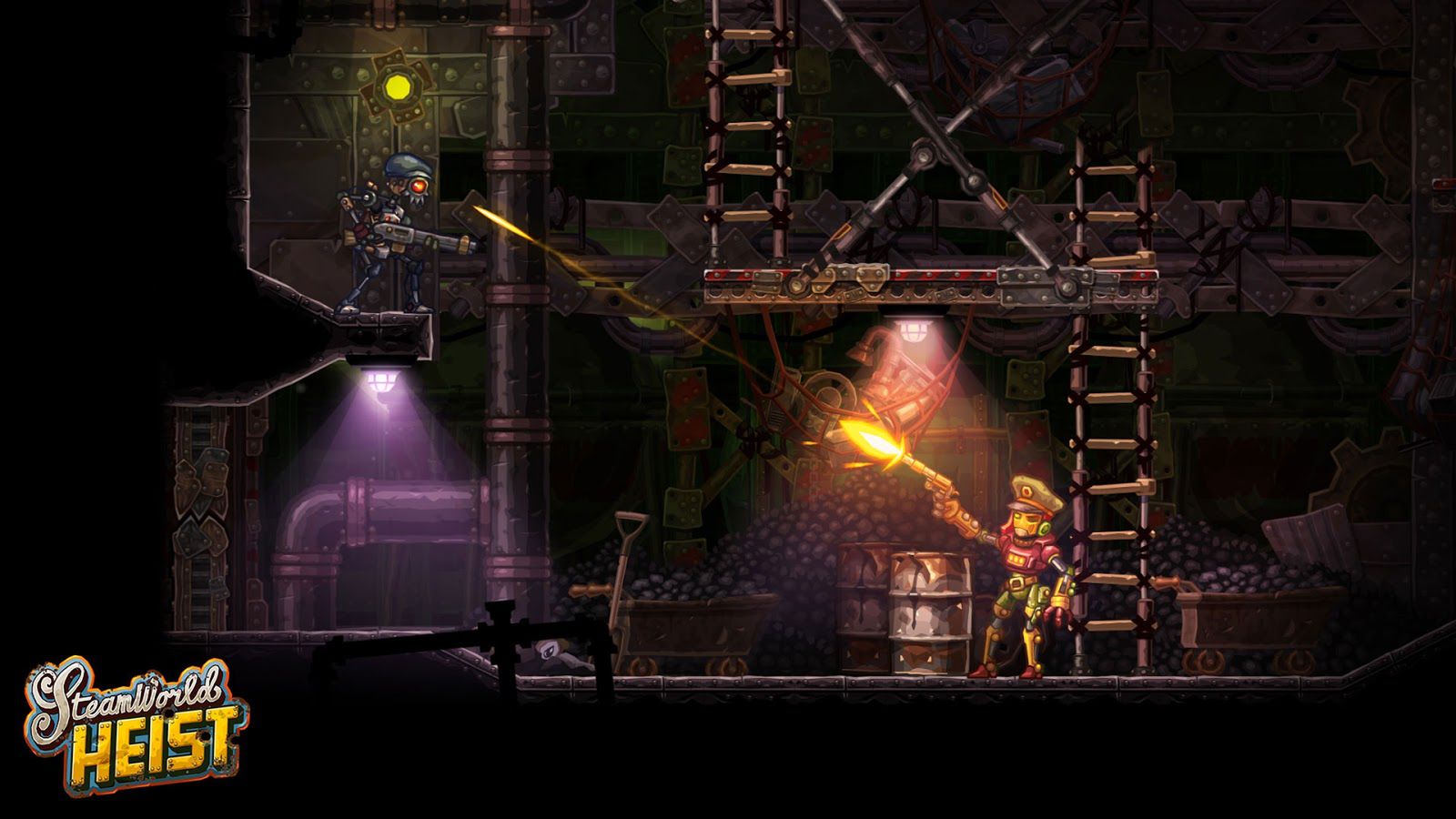 Turowa strzelanina na pierwszym gameplayu ze SteamWorld Heist
