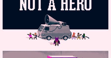 Not a Hero - nowa gra twórców OlliOlli. Steve kontra pięć dzielnic bandytów