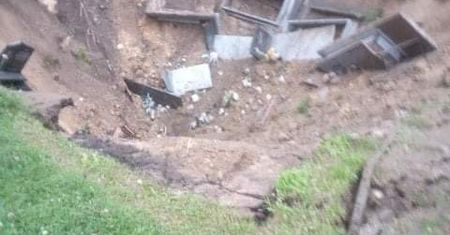 Zapadlisko na cmentarzu w Trzebini. Biegły przeciwny ekshumacji ciał