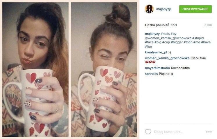 Maja Hyży na Instagramie