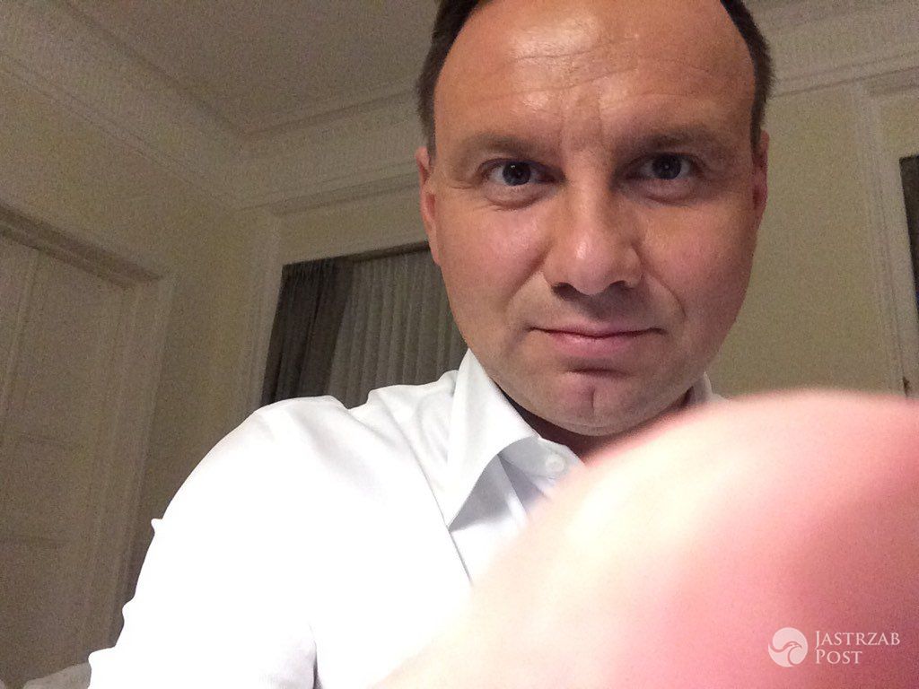Selfie Andrzeja Dudy na Twitterze fot. twitter.com