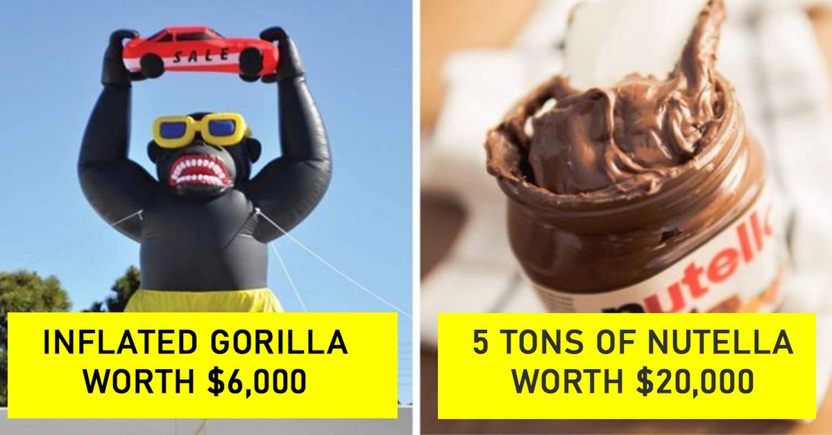 10 Ridiculous, Yet Very Expensive Things, That Someone Stole and Became a Legendary Thief