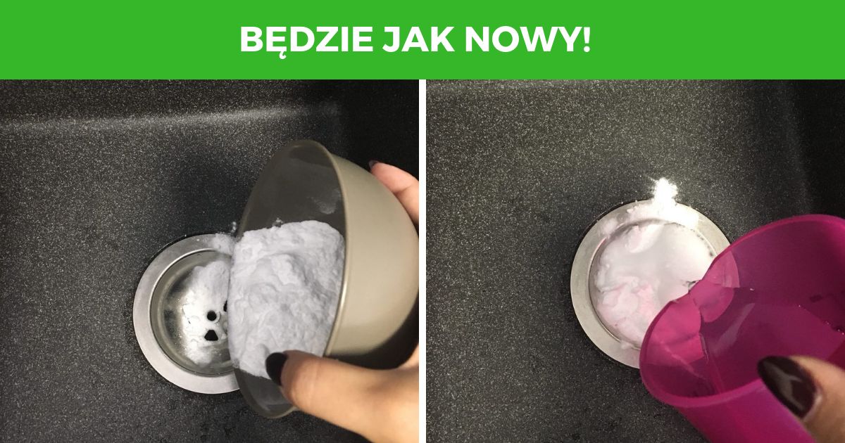 Dzięki tej miksturze skutecznie odetkasz kuchenny zlew. Bez szkodliwych chemikaliów!