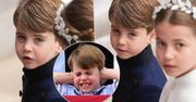 Książę Louis na koronacji zaserwował fotografom całą serię grymasów. Była powtórka z jubileuszu Elżbiety II?