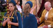 Ta kobieta przeszła do historii! Kim jest posągowa piękność, która towarzyszyła Karolowi III podczas koronacji
