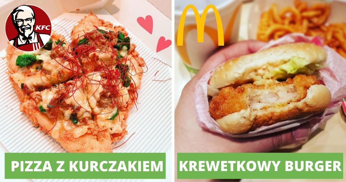 Co w McDonalds, Pizza Hut, KFC za granicą? Tego nie zjesz w Polsce! Nietypowe oferty sieci fast-foodów