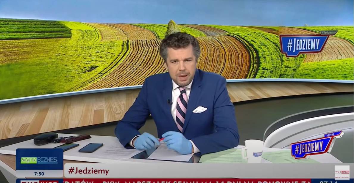 Michał Rachoń -kadr z kanału TVP Info