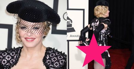 Madonna na gali Grammy Awards 2015 pokazała o wiele za dużo! I wcale nie chodzi o głęboki dekolt [zdjęcia]
