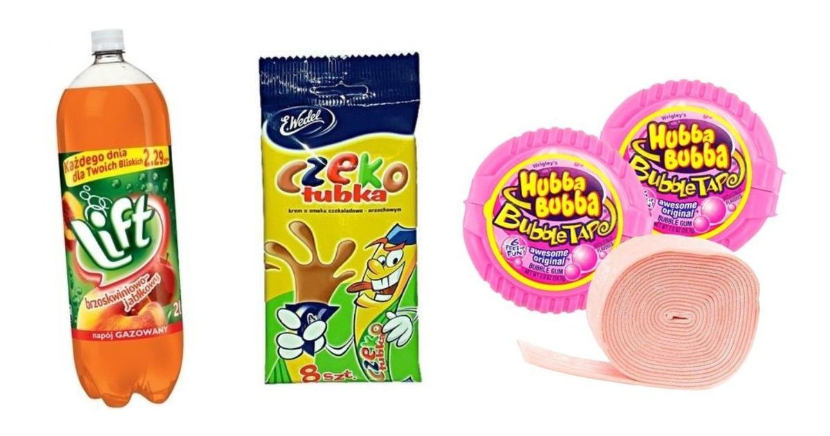 23 kultowe słodycze z lat 90'tych, które odeszły w zapomnienie. Bestsellery szkolnych sklepików!