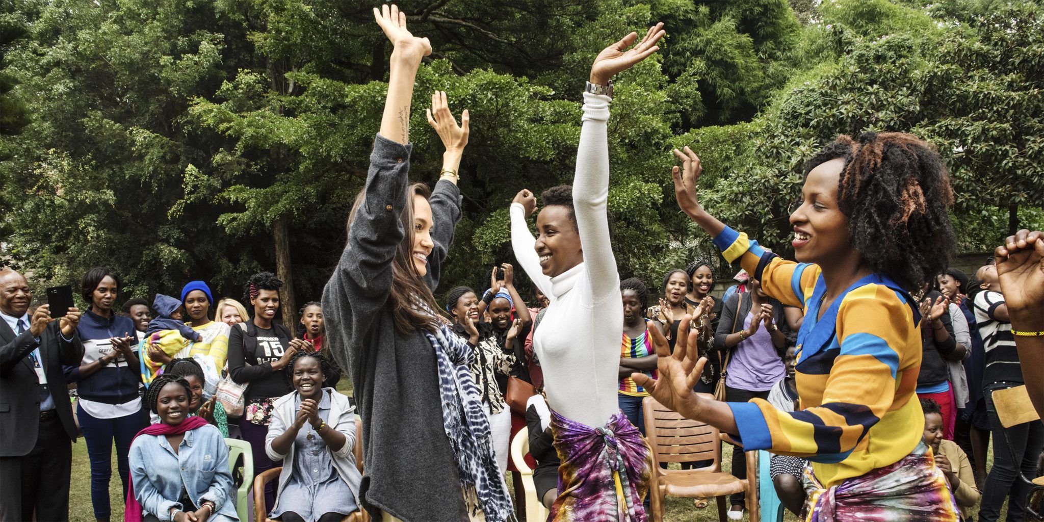 Angelina Jolie w obozie dla uchodźców w Nairobi