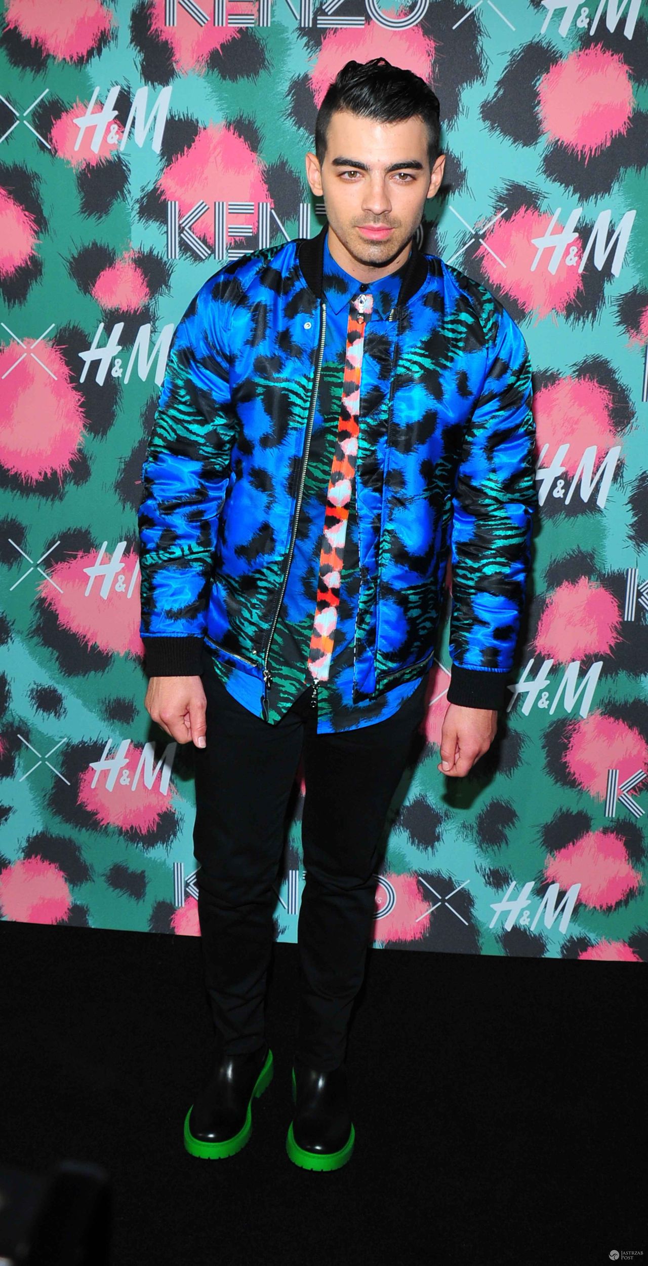 Joe Jonas - pokaz kolekcji Kenzo x H&M w Nowym Jorku