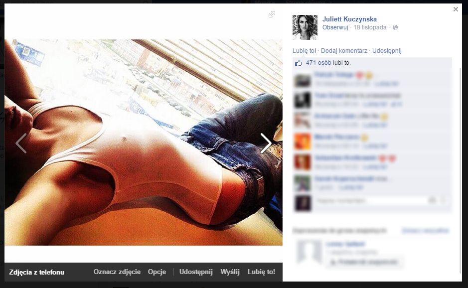 Julia Kuczyńska screen Facebook