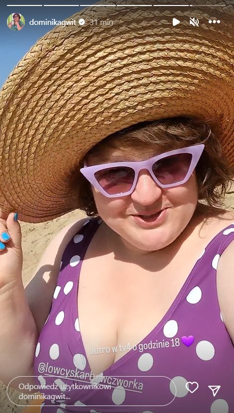 Dominika Gwit na plaży
