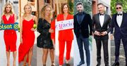 Gwiazdy na planie spotu Polsatu: Janachowska, Socha, Liszowska, Sokołowska, Maserak, Ibisz, Rutkowski i reszta
