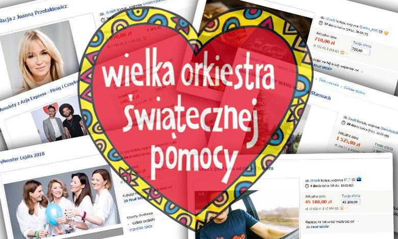 Polskie gwiazdy przekazały na aukcje WOŚP 2018 prawdziwe rarytasy! Suknie ślubne, kolacja w Londynie, a nawet wspólna impreza sylwestrowa! Co jeszcze?