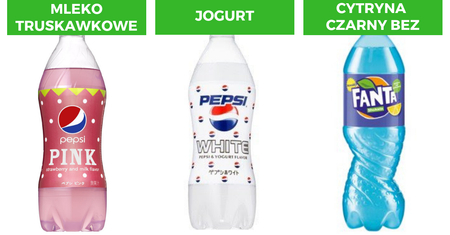18 zaskakujących smaków kultowych napojów. Spróbowałbyś jogurtowej Pepsi?