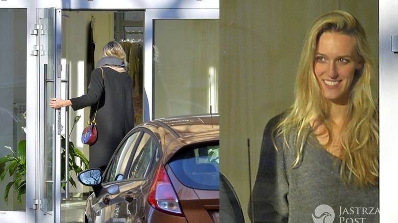 Aleksandra Żebrowska na zakupach w butiku Agnieszki Maciejak (fot. Jastrzabpost Exclusive)