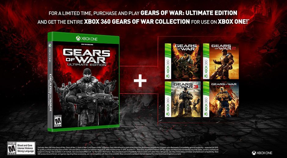 Gears of War: Ultimate Edition da nam dostęp do calutkiej serii na Xboksie One