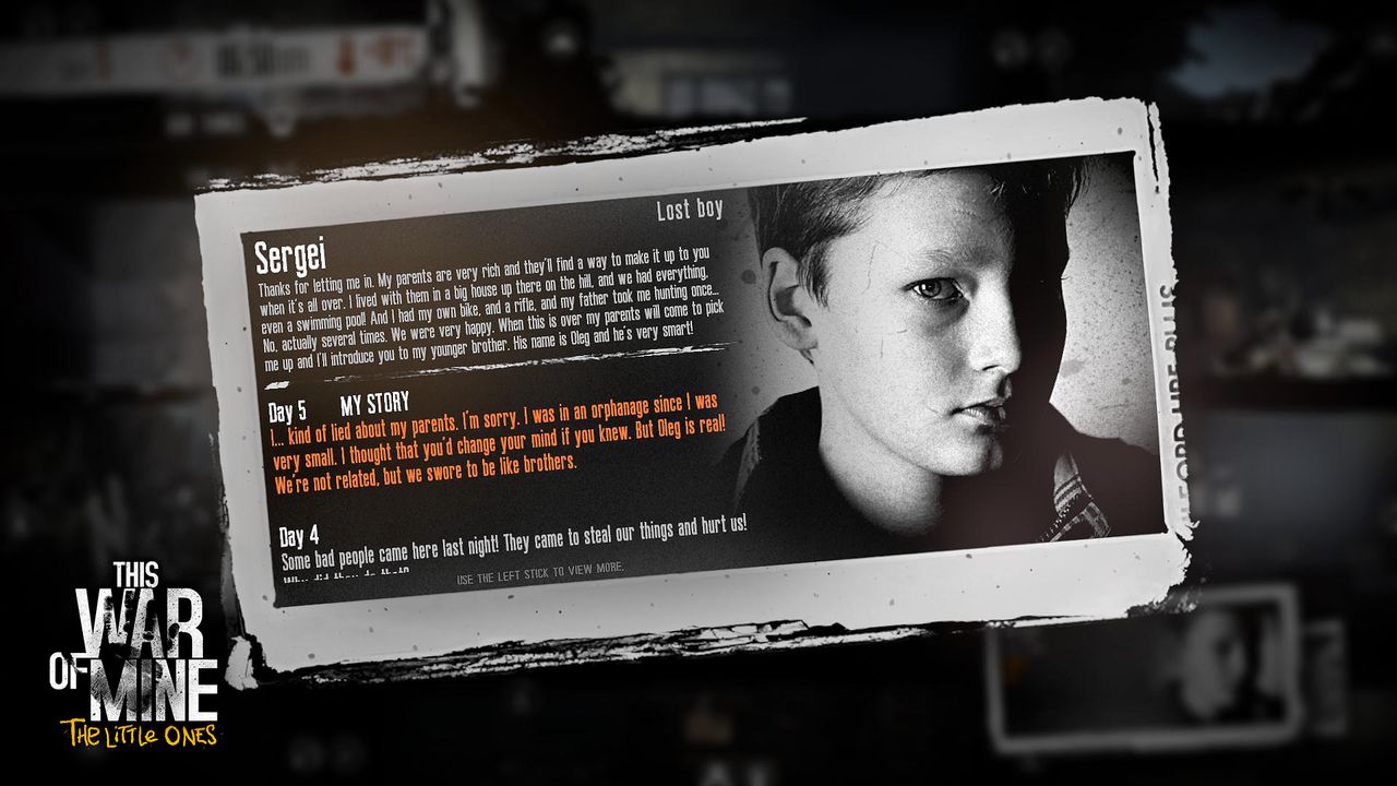 Najnowszy zwiastun This War of Mine: The Little Ones sugeruje zmianę perspektywy