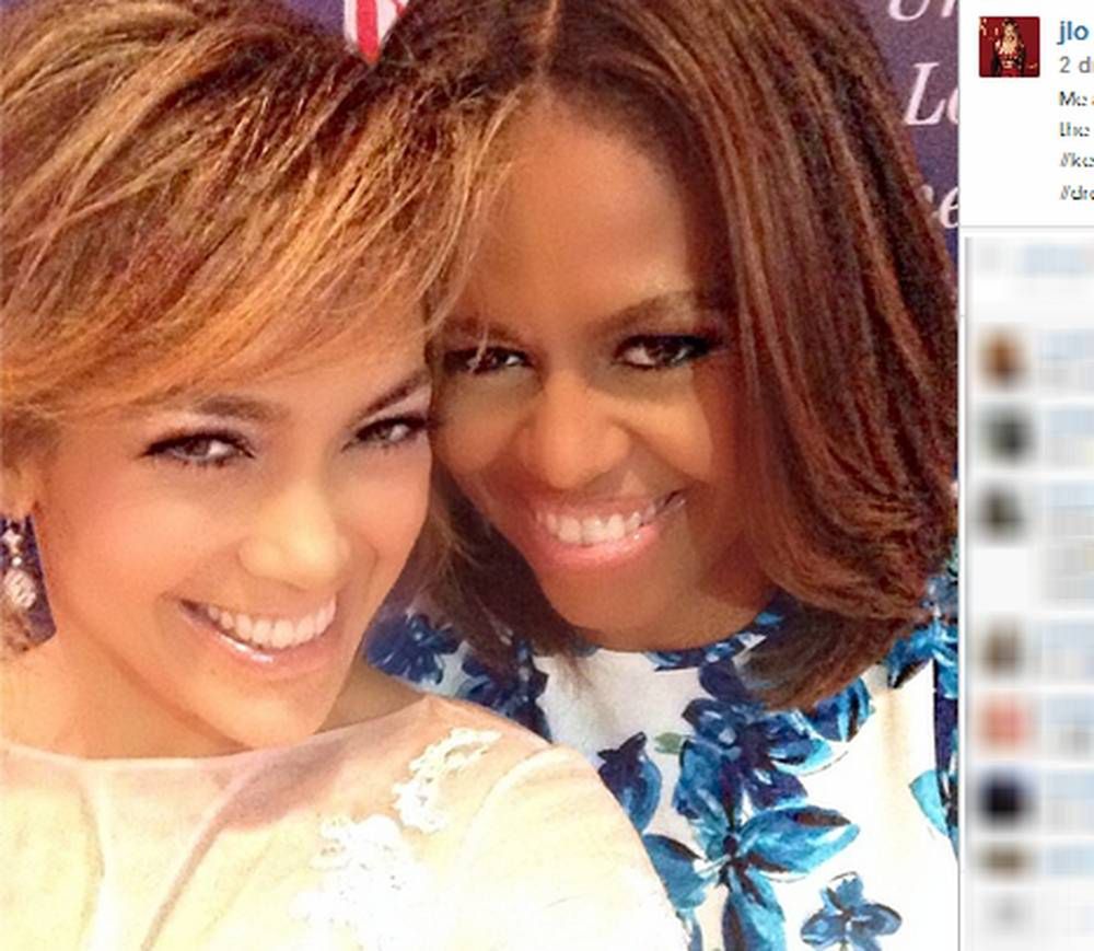 Jennifer Lopez i Michelle Obama

Fotografia: screen z Instagram.com