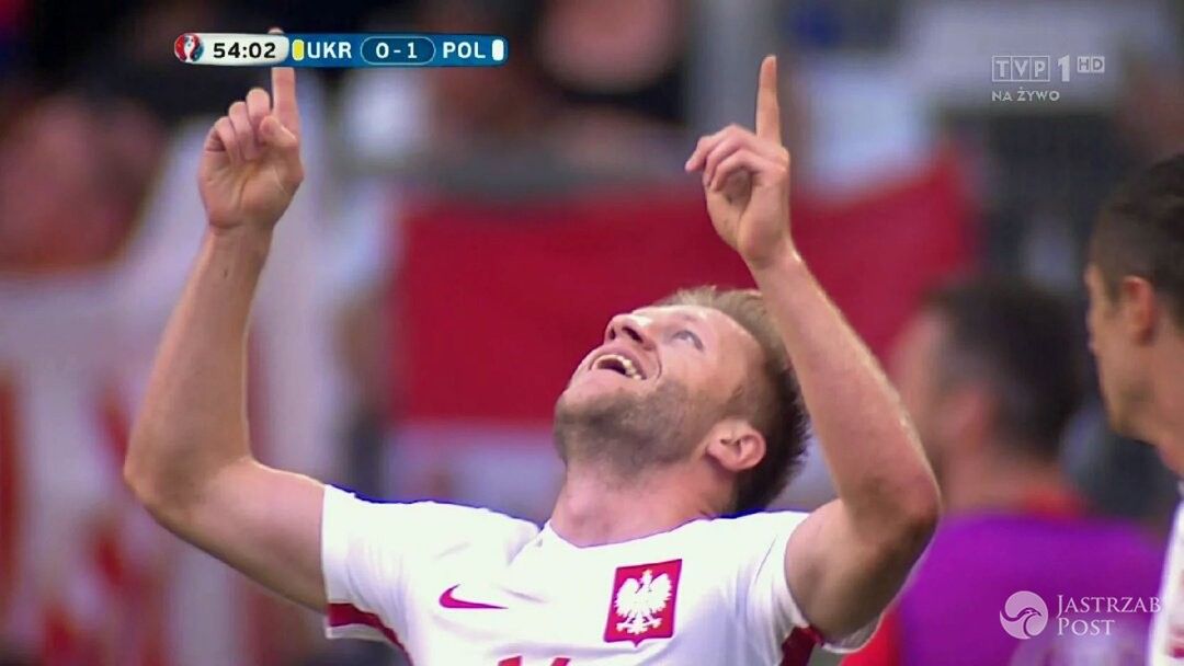 Jakub Błaszczykowski strzelił gola Ukrainie w 54. minucie