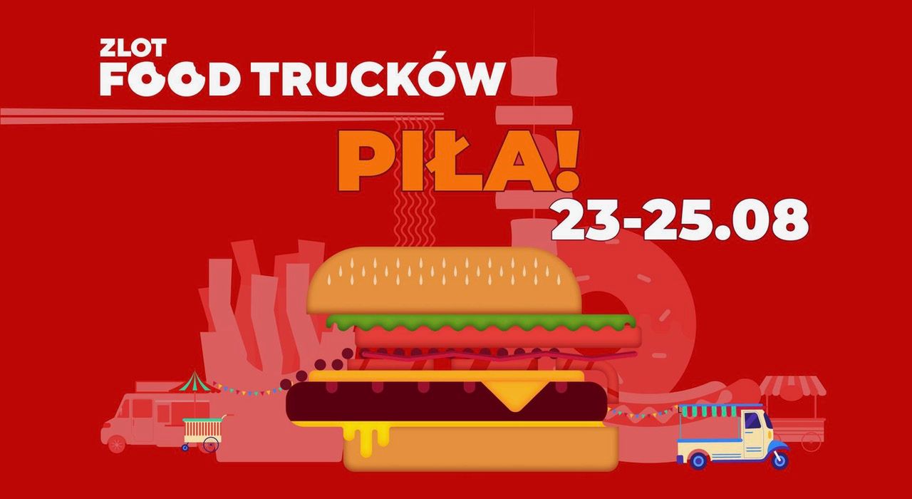 Najsmaczniejszy event tego lata w Pile. Food trucki znów w Pile