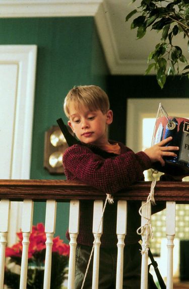 Macaulay Culkin w roli Kevina w filmie "Kevin sam w domu"