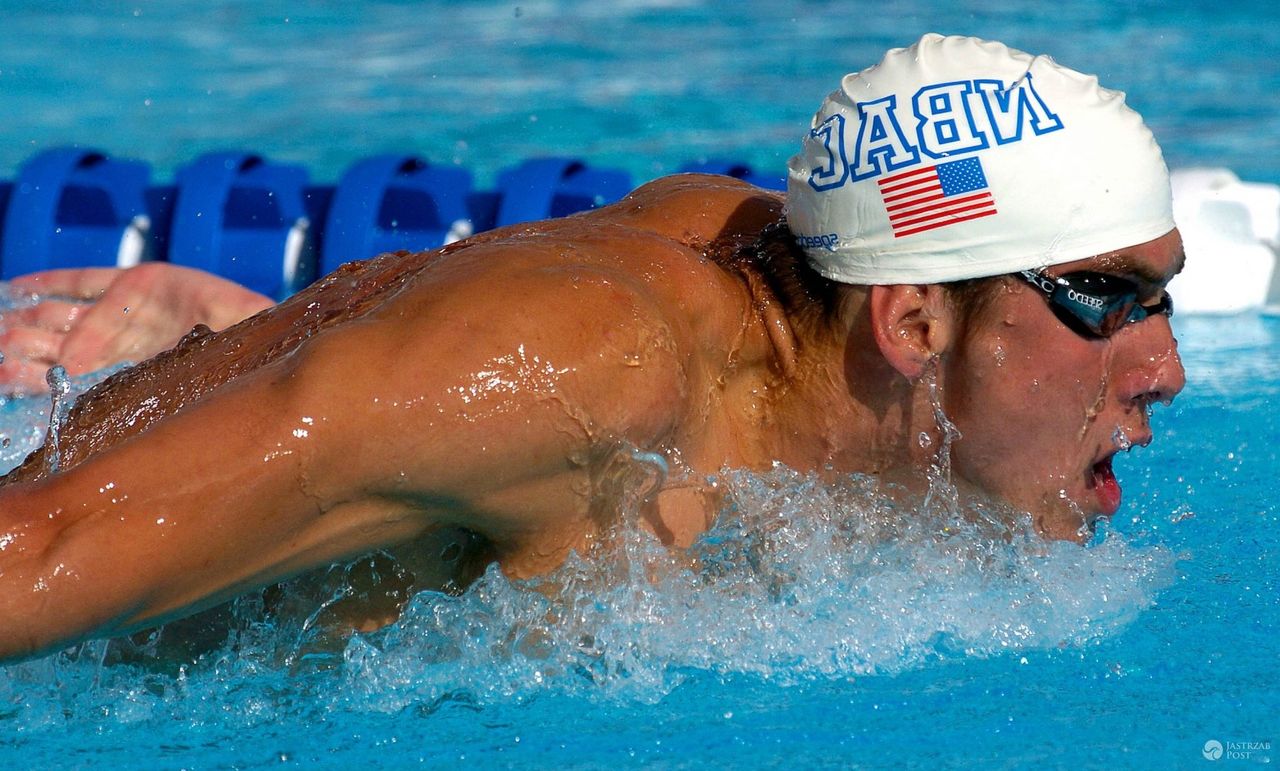 Michael Phelps stawia bańki